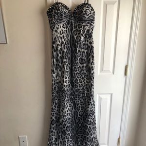 One time wore strapless dress